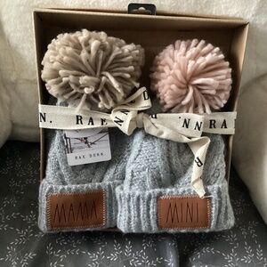 Rae Dunn mama & mini hats